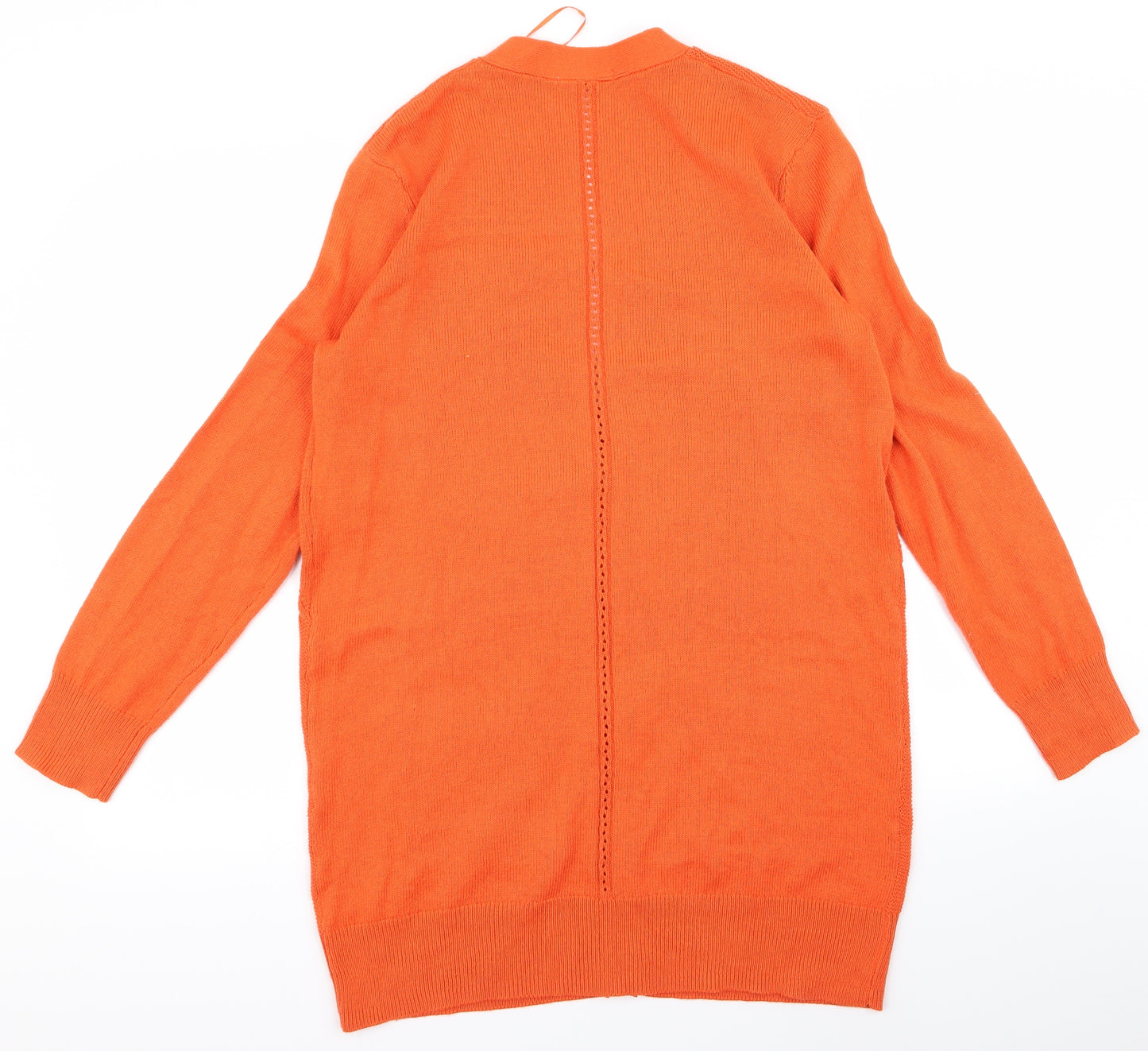 TU Womens Orange   Cardigan Jumper Size 16