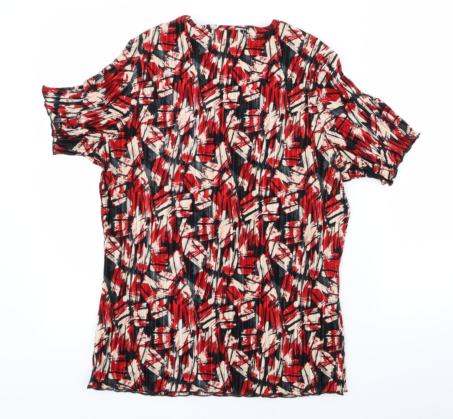 amalia Womens Red   Basic T-Shirt Size 20