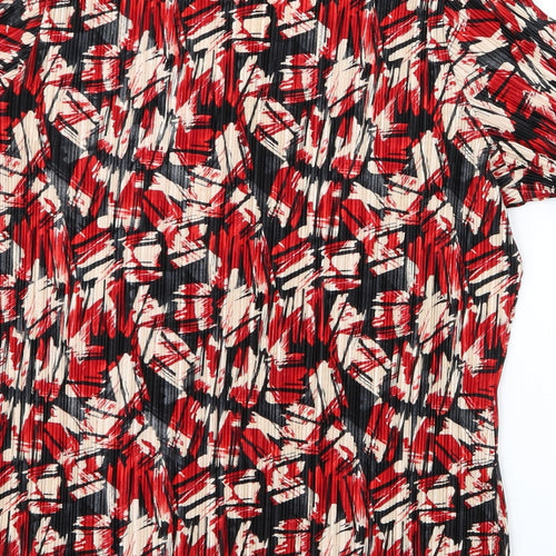 amalia Womens Red   Basic T-Shirt Size 20