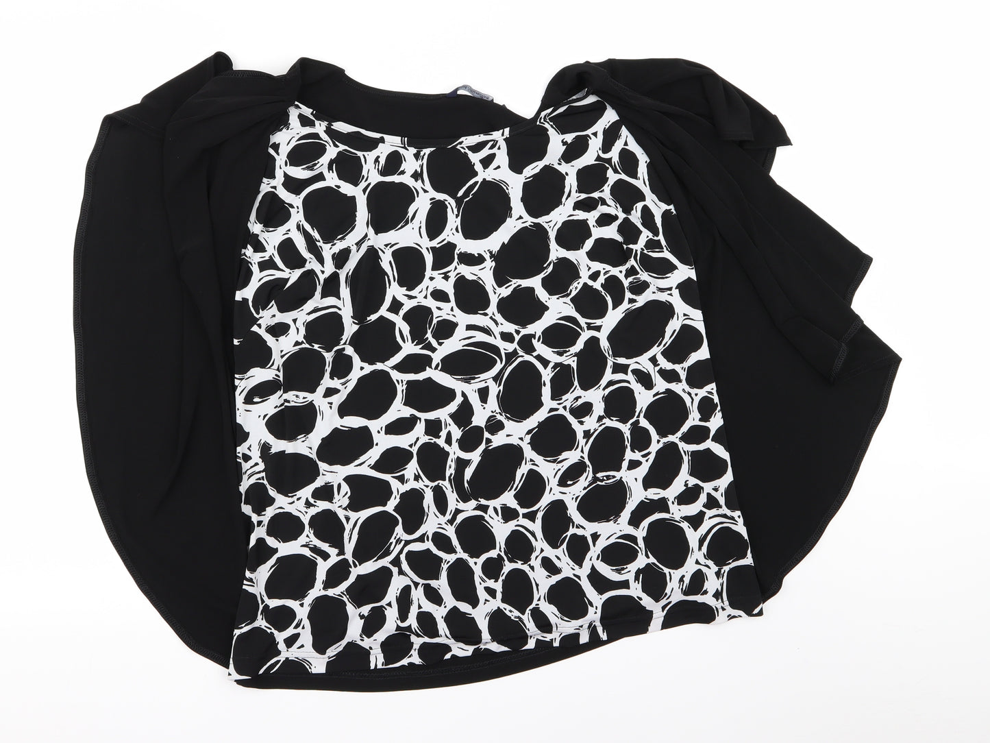 Preworn Womens Black   Basic T-Shirt Size 16