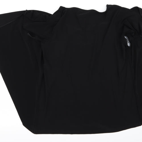 Preworn Womens Black   Basic T-Shirt Size 16