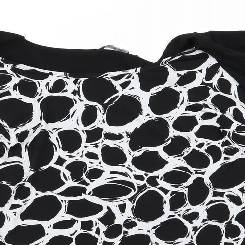 Preworn Womens Black   Basic T-Shirt Size 16