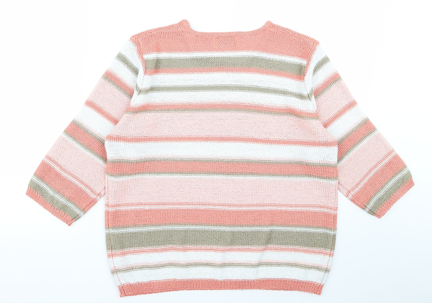 enreco Womens Pink   Basic T-Shirt Size 14