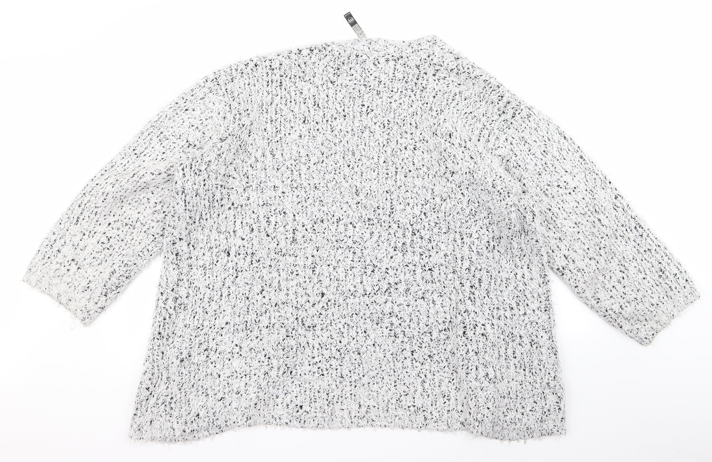 kensie Womens White   Cardigan Jumper Size M