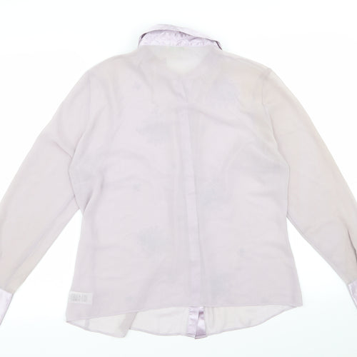 m&s Womens Purple   Basic Blouse Size 14