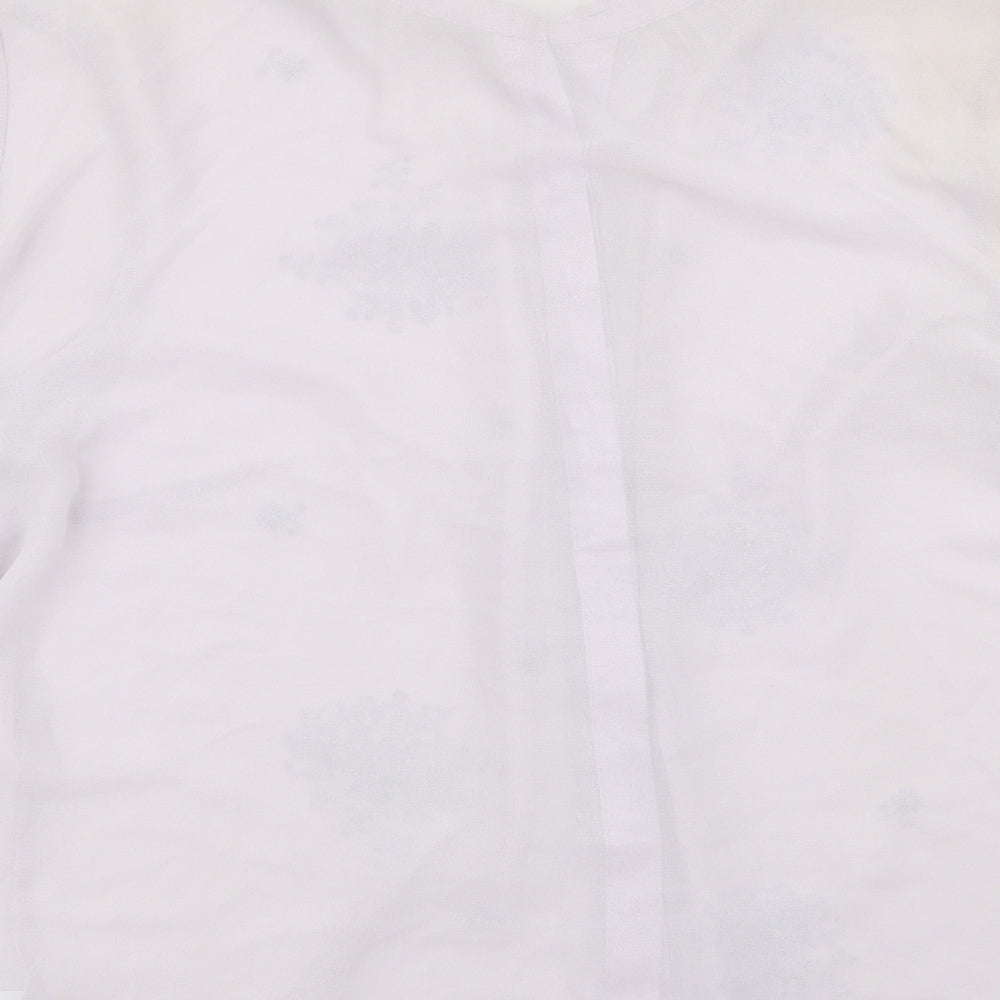m&s Womens Purple   Basic Blouse Size 14