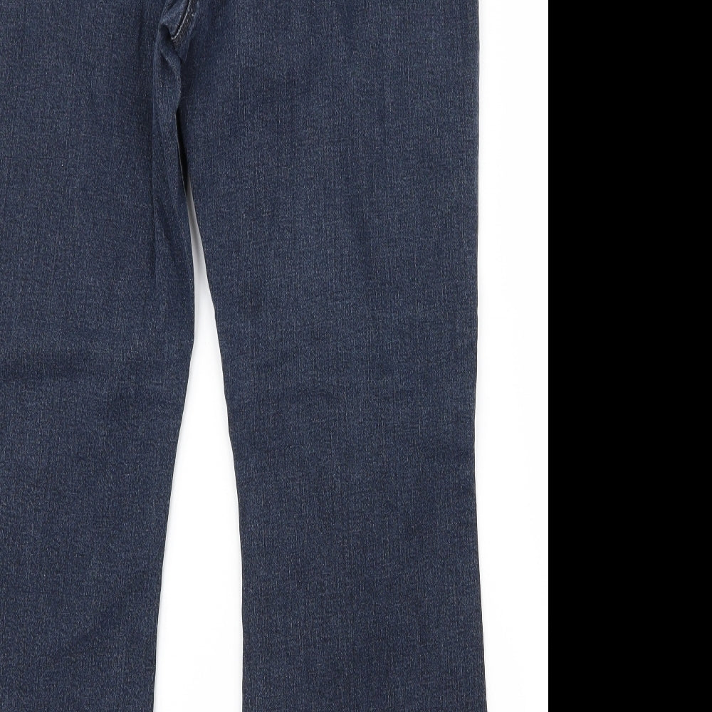 Preworn Womens Blue   Bootcut Jeans Size 32 L27 in - v