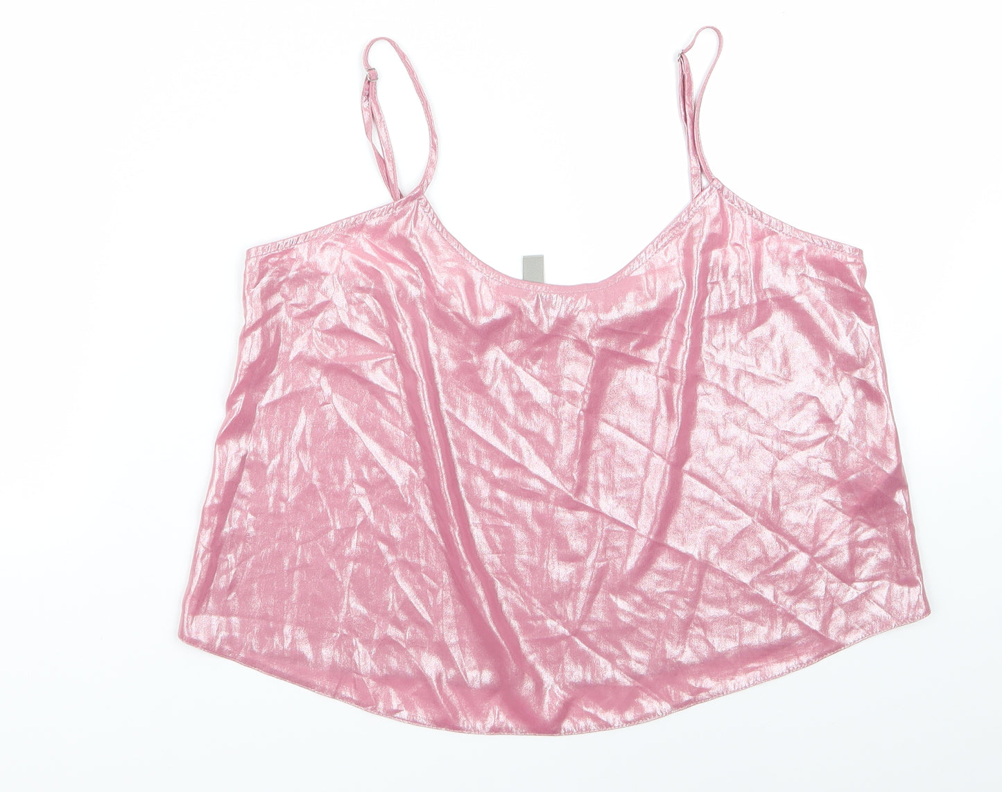 ASOS Womens Pink   Cropped Blouse Size S