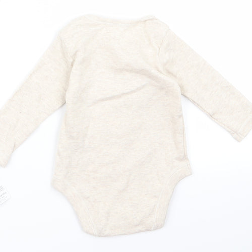 Nutmeg Baby Beige   Babygrow One-Piece Size 3-6 Months