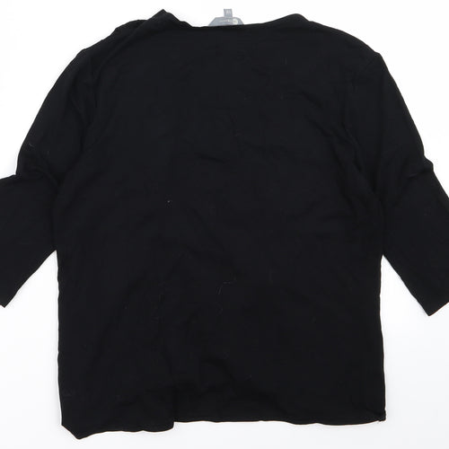 MIA Womens Black   Cardigan Jumper Size 16
