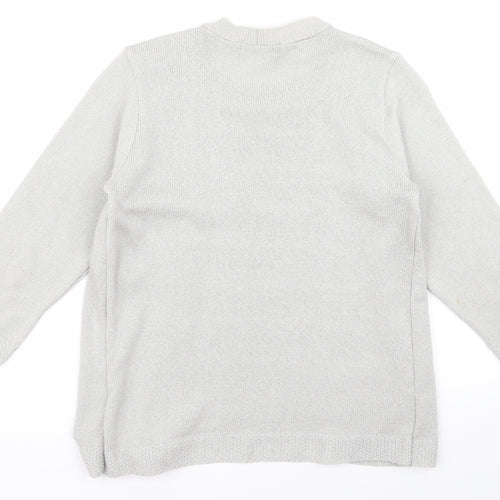 alexara Womens Grey   Cardigan Jumper Size S