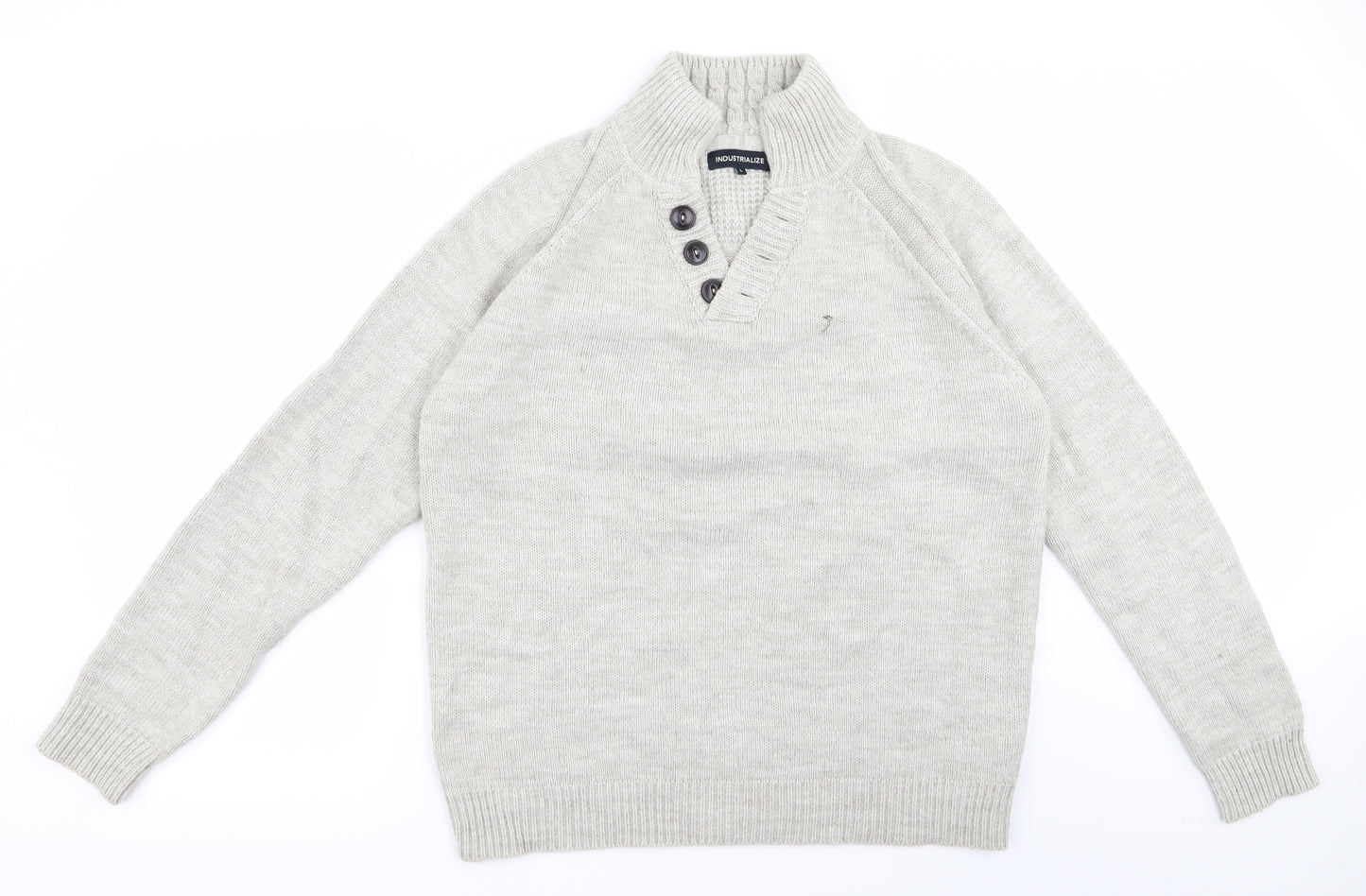 indusrtialise Mens Beige   Pullover Jumper Size L