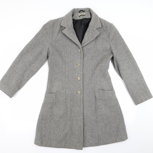 Clockhouse Womens Grey   Overcoat Jacket Size 10