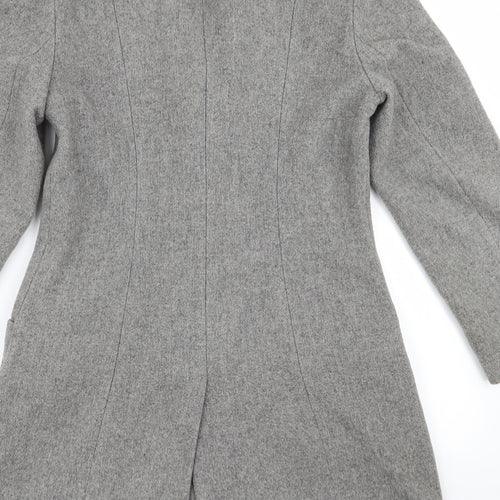 Clockhouse Womens Grey   Overcoat Jacket Size 10