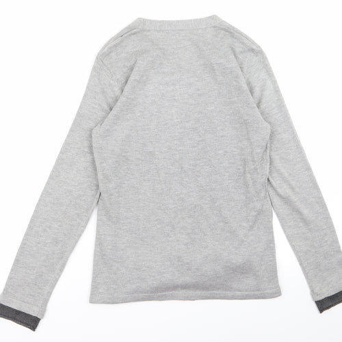Preworn Womens Grey   Cardigan Jumper Size M