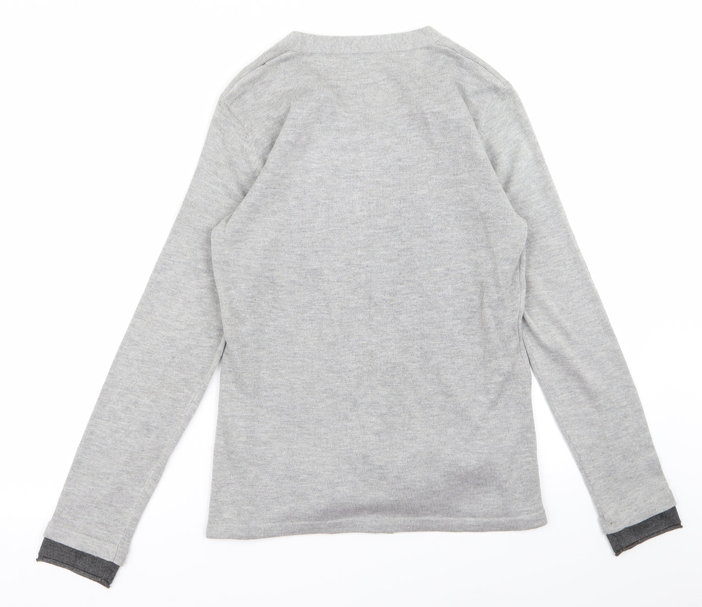 Preworn Womens Grey   Cardigan Jumper Size M