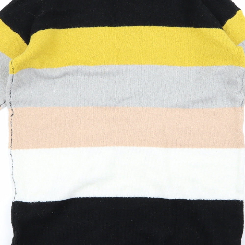 Select Womens Multicoloured Striped  Pullover Jumper Size 8
