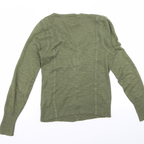 Preworn Womens Green   Cardigan Jumper Size XS