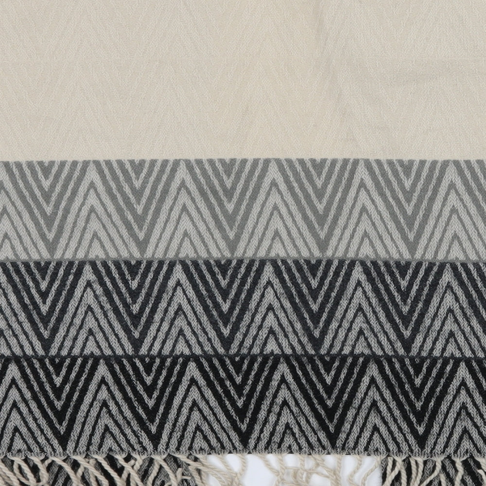 Preworn Womens Beige Geometric  Wrap Jumper