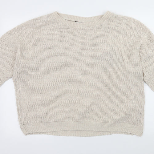New Look Womens Beige   Pullover Jumper Size 18