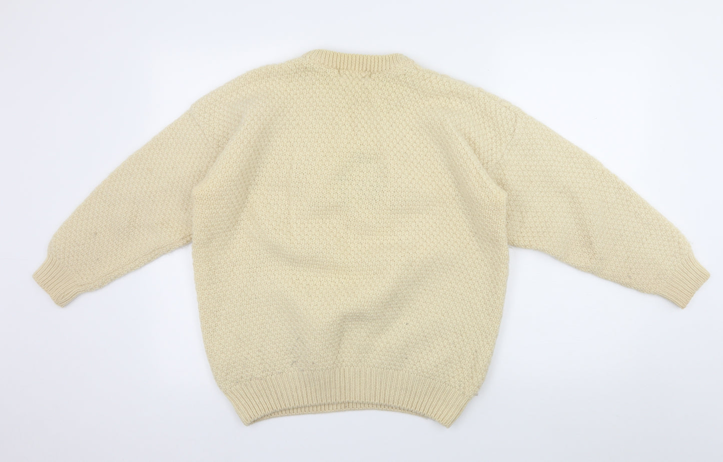 Highland home industries Womens Beige   Pullover Jumper Size M