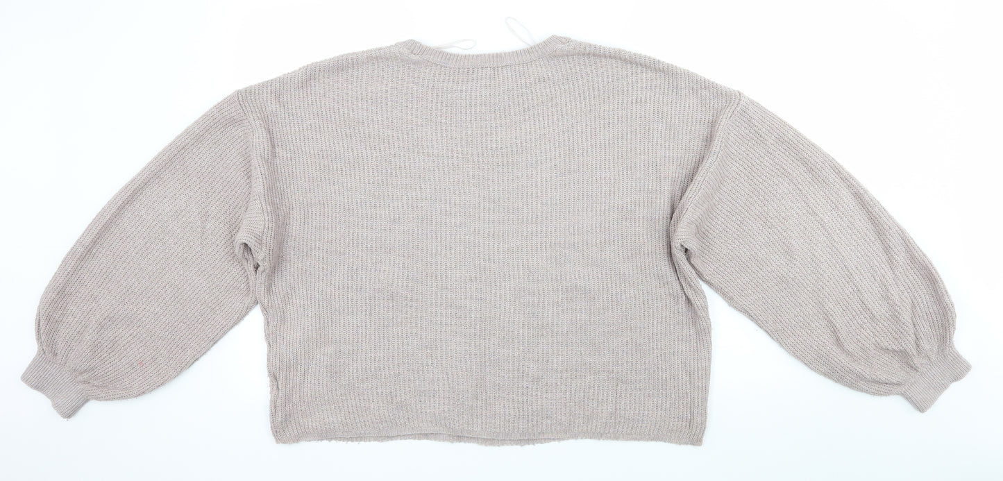 New Look Womens Purple   Pullover Jumper Size M