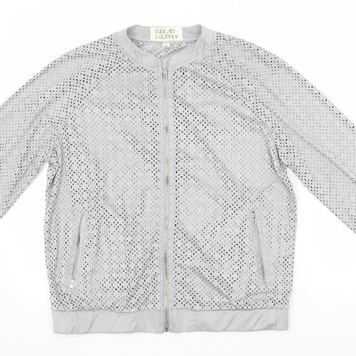 Thread & Supply Womens Grey   Cardigan Jumper Size M