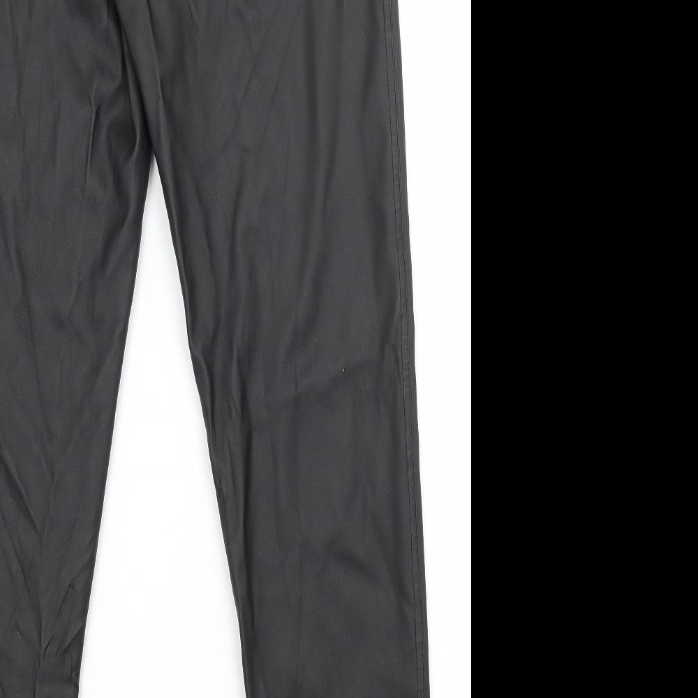 PRETTYLITTLETHING Womens Black    Trousers Size 8 L26 in