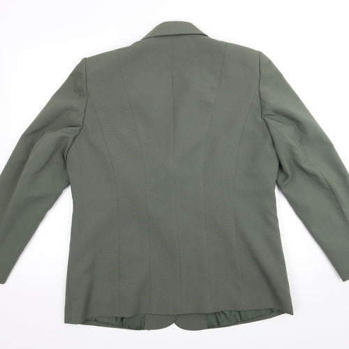 Classics Womens Green   Jacket Suit Jacket Size 16