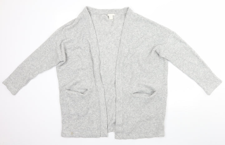 H&M Womens Grey   Cardigan Jumper Size L