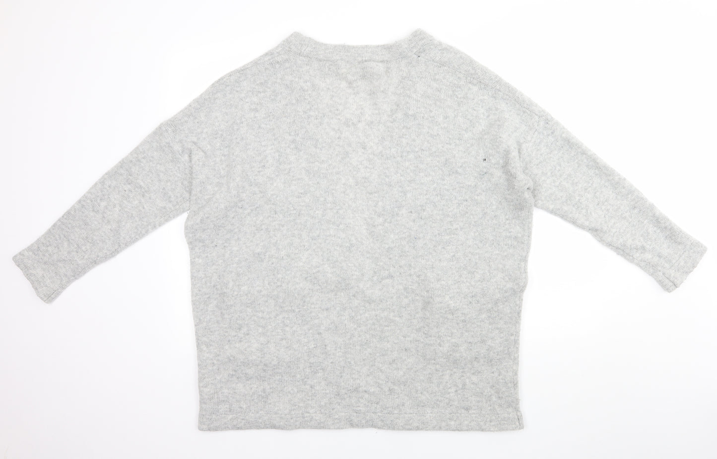 H&M Womens Grey   Cardigan Jumper Size L