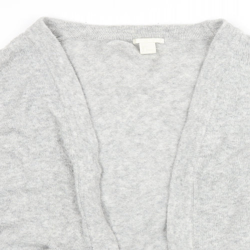 H&M Womens Grey   Cardigan Jumper Size L