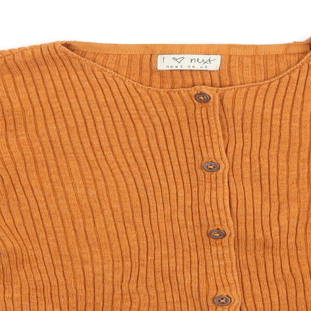 NEXT Girls Brown   Basic Blouse Size 9 Years