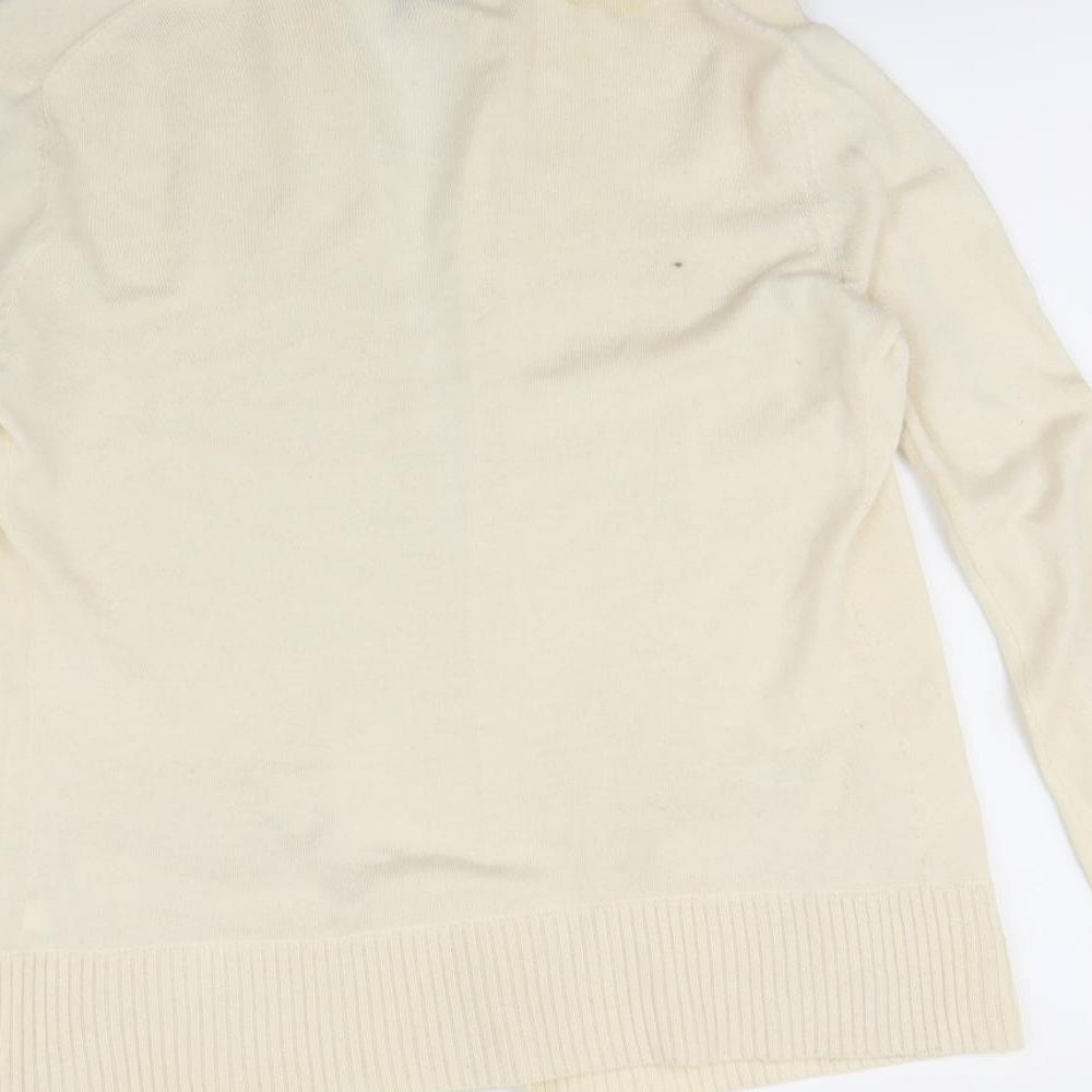 Banana Republic Womens Ivory   Cardigan Jumper Size S
