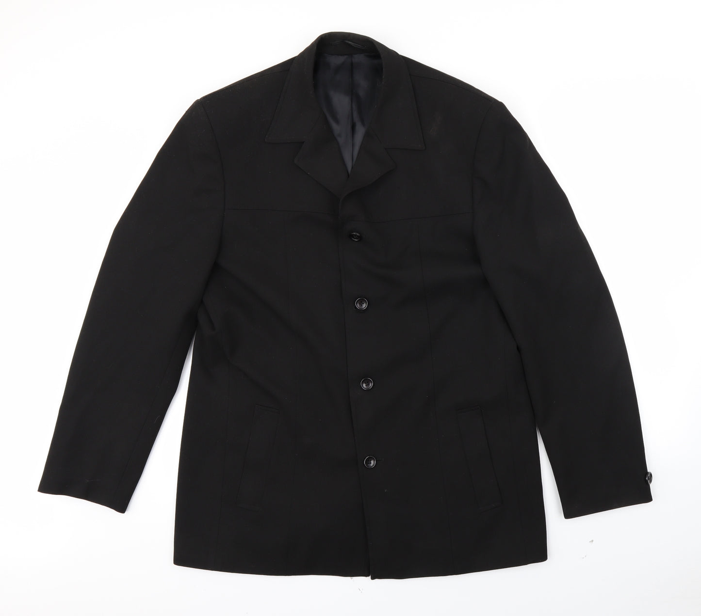 Copperstone Mens Black   Jacket Blazer Size 40  - shoulder pads