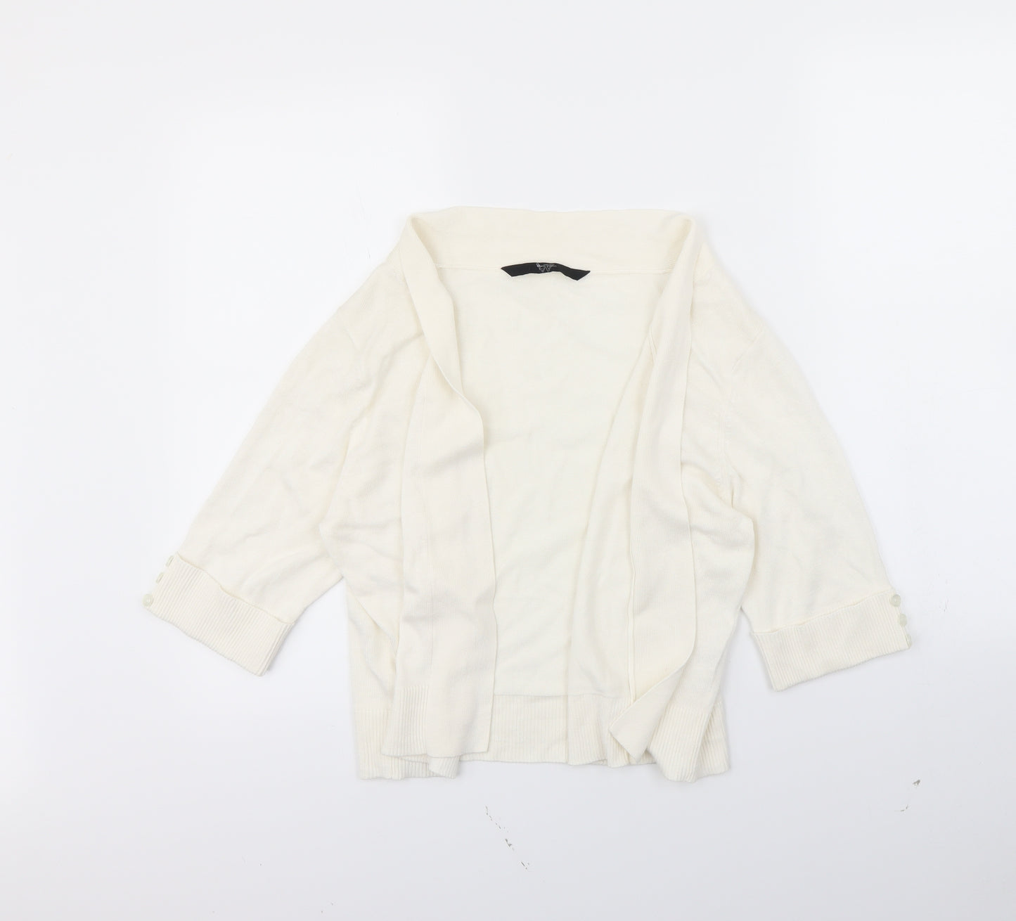 BHS Womens Ivory   Cardigan Jumper Size 16