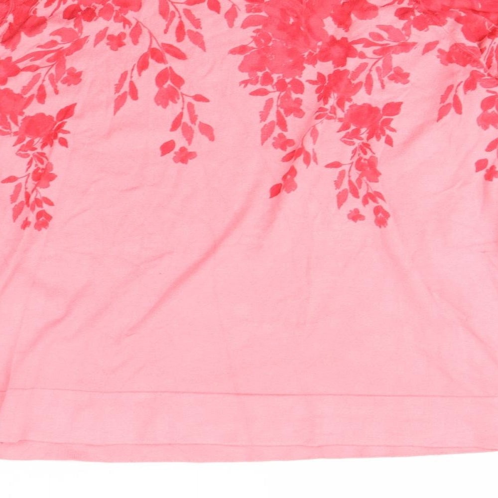 Bonmarché Womens Pink   Pullover Jumper Size XL