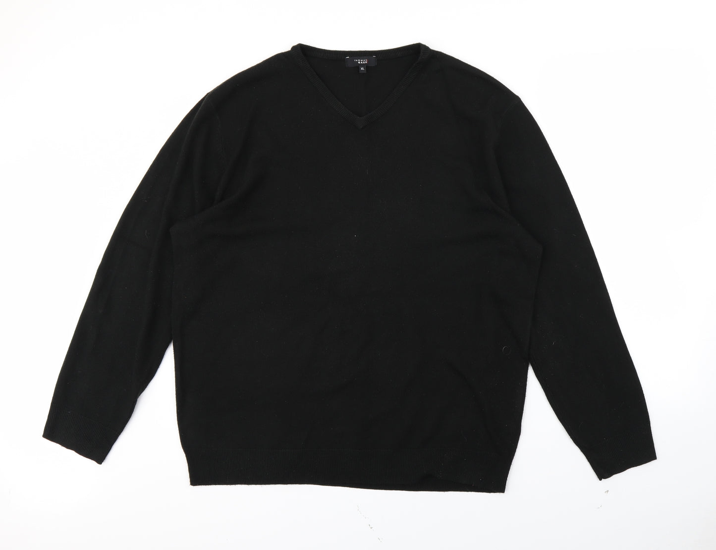 Thomas Nash Mens Black    Jumper Size XL