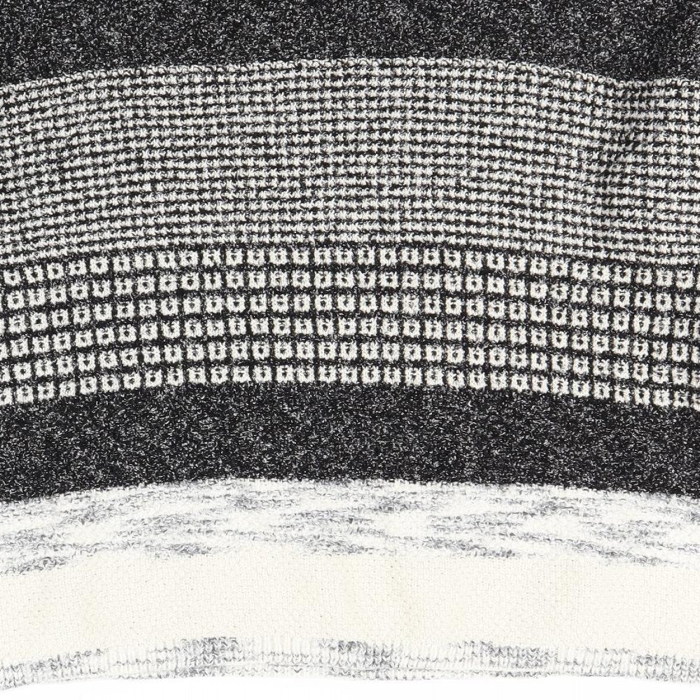 Papaya Womens Black Striped  Pullover Jumper Size XL