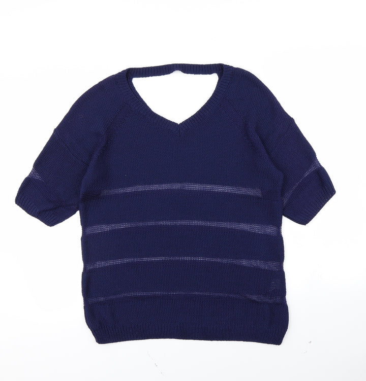 River Island Womens Blue   Pullover Jumper Size 10