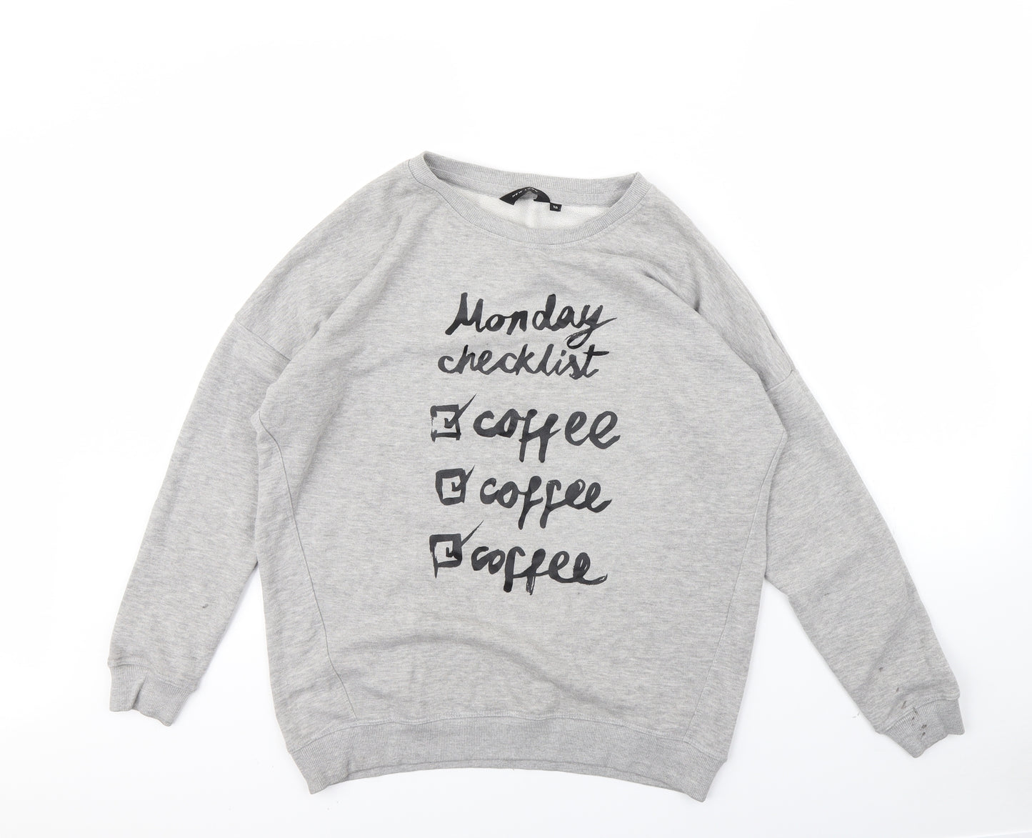 New Look Womens Grey   Pullover Jumper Size 12