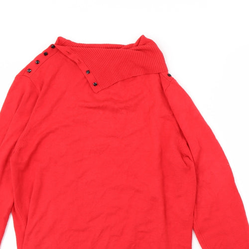 Lakeland Womens Red   Pullover Jumper Size 18