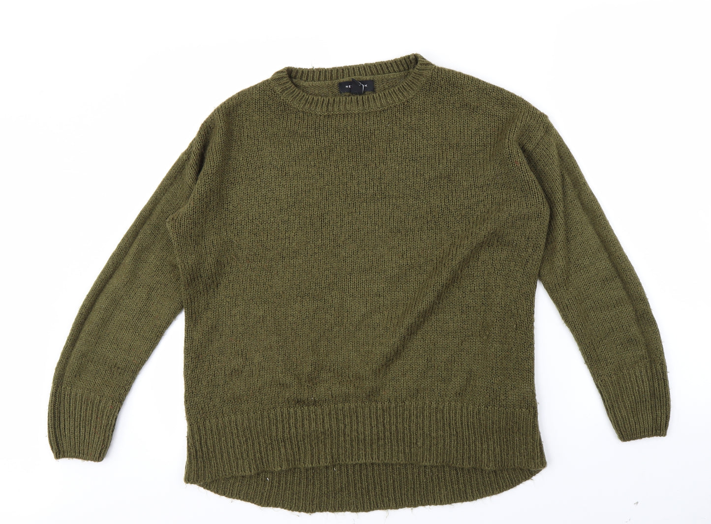 New Look Womens Green   Pullover Jumper Size M