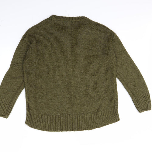 New Look Womens Green   Pullover Jumper Size M