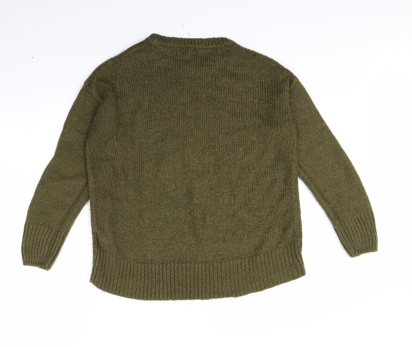 New Look Womens Green   Pullover Jumper Size M