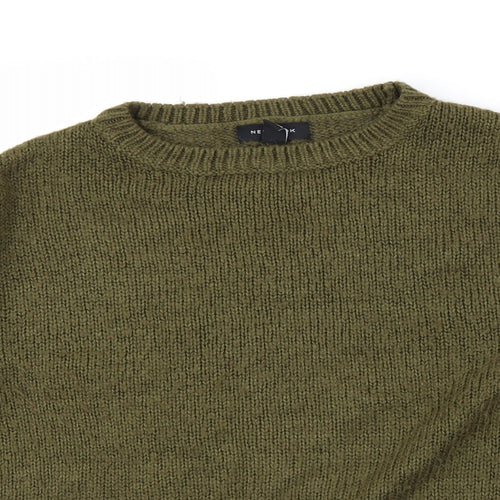 New Look Womens Green   Pullover Jumper Size M