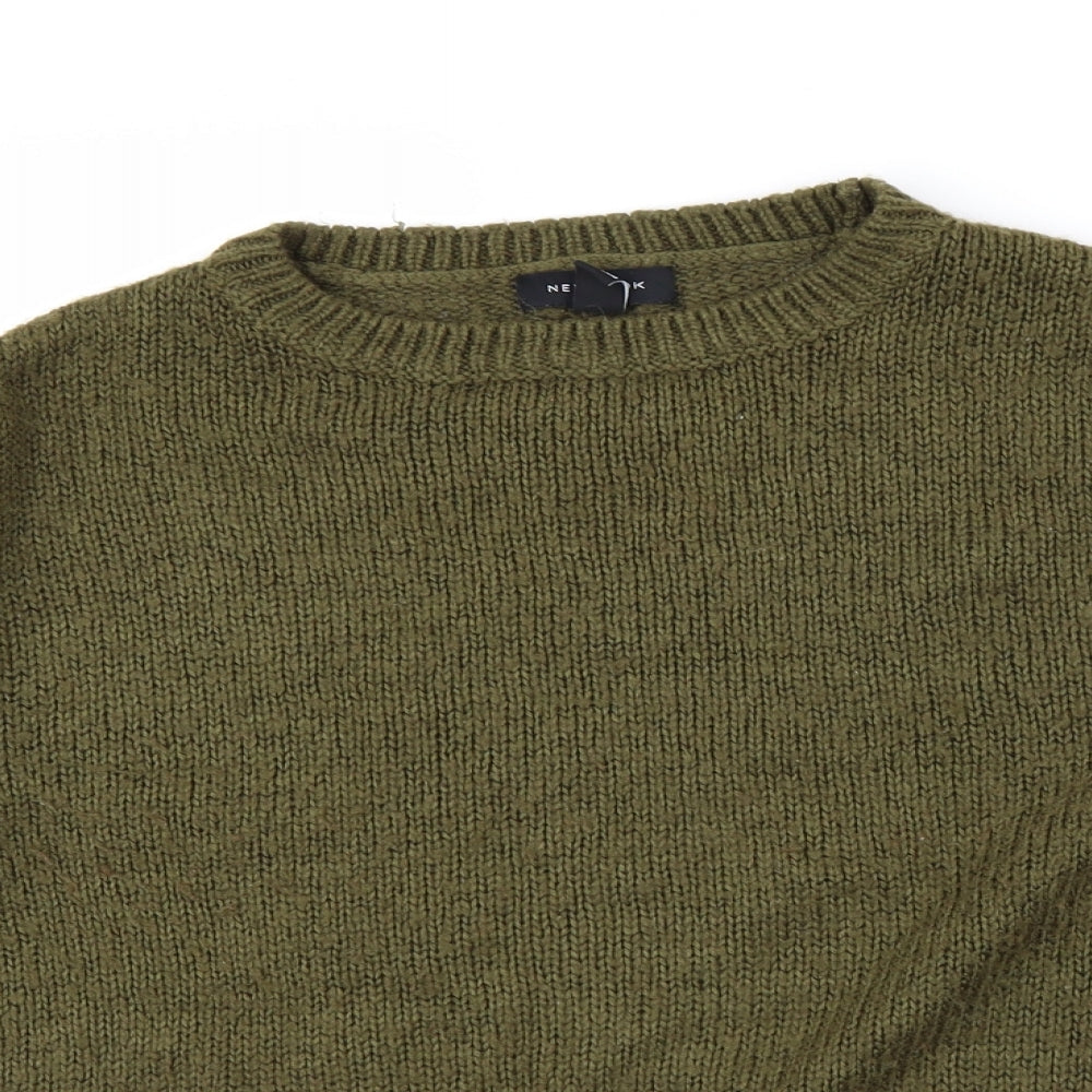 New Look Womens Green   Pullover Jumper Size M