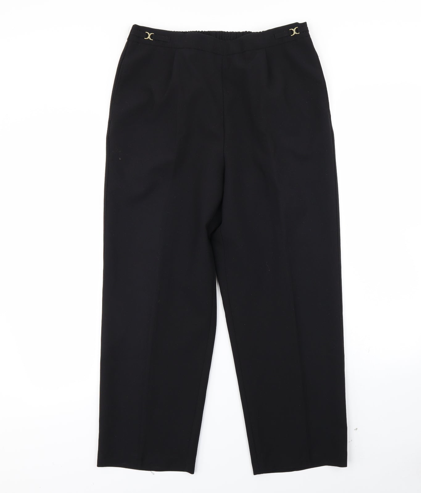 bm  Womens Black   Dress Pants Trousers Size 12 L29 in