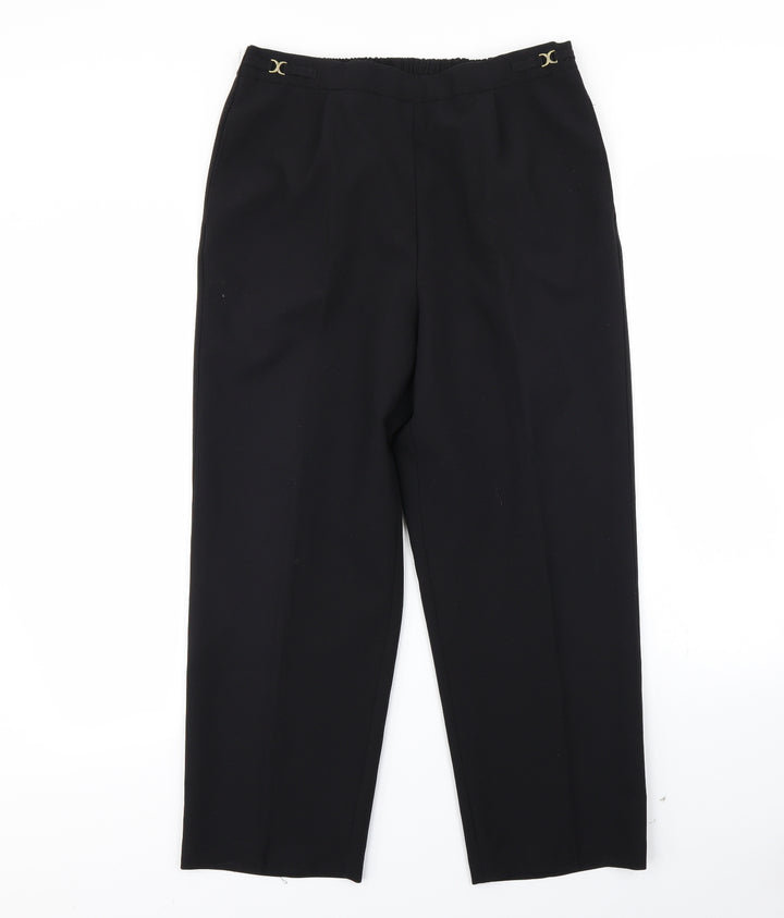 bm  Womens Black   Dress Pants Trousers Size 12 L29 in