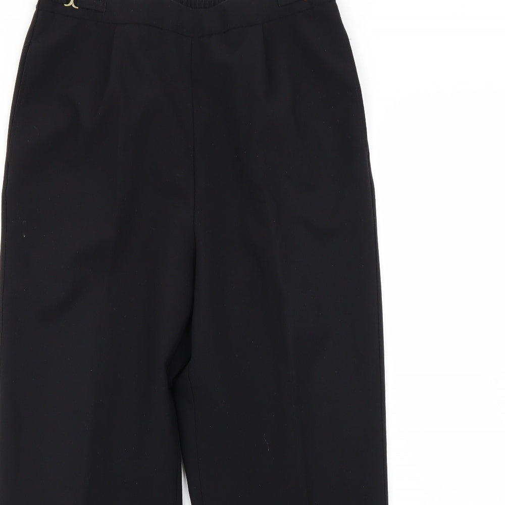 bm  Womens Black   Dress Pants Trousers Size 12 L29 in